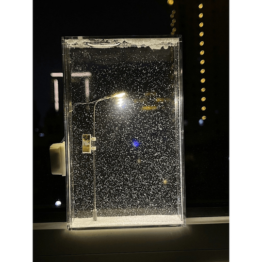 DIY Snowy Night Street Lamp Kit – Handmade Winter Craft Set