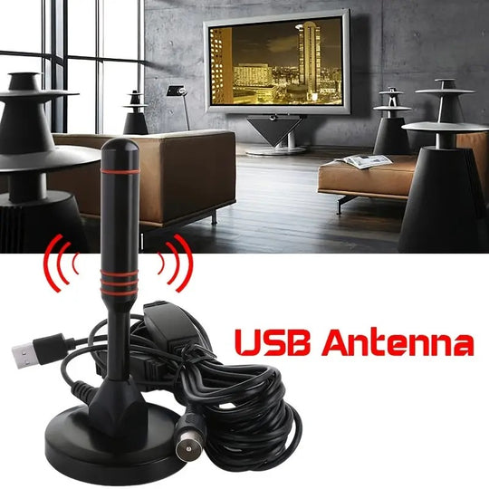 VersaMount ClearView HDTV Antenna – Indoor & Outdoor, 80km Range, DVB-T2