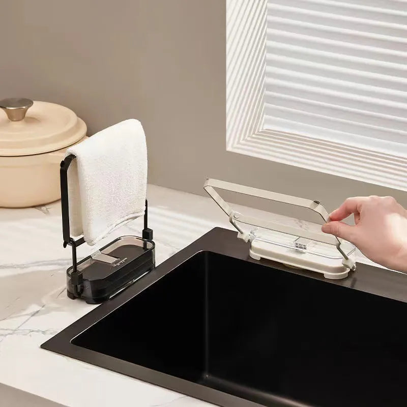 Kitchen Sink Filter Rack – Food Waste Strainer & Drain Organizer