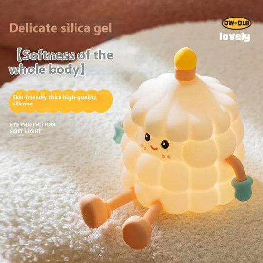 Creative LED Night Lamp – Soft Glow Bedside Light