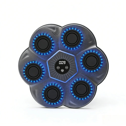 Wall-Mounted Boxing Reflex Trainer – LED Lights, Bluetooth & Electronic Scoring