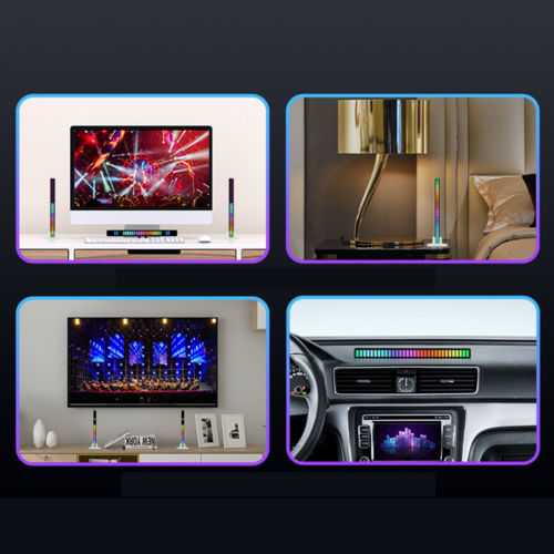 RGB LED Music Sync Atmosphere Light – Voice-Activated, App Control, USB-C