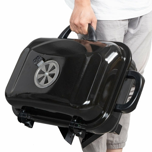 Portable Tabletop BBQ Charcoal Grill – Foldable, Serves 3–4, Heat-Resistant